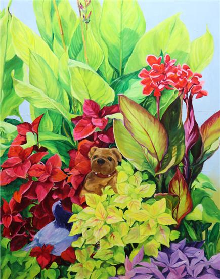 조영배_기억의 정원_캔버스에 유채, 91x116.8cm, 2022