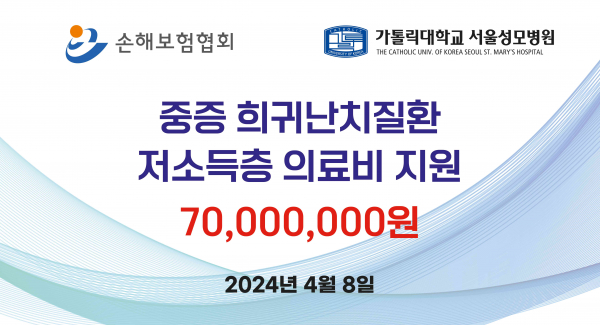 손해보험협회와 서울성모병원이 체결한 업무협약 내용(이미지=손해보험협회)
