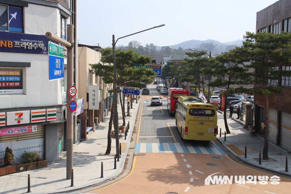 공주 포정사문루에서 바라본 공주 거리. (사진=임동현 기자)