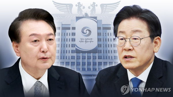 오늘 영수회담을 진행하는 윤석열 대통령(좌)과 이재명 더불어민주당 대표(우) (사진=연합뉴스)