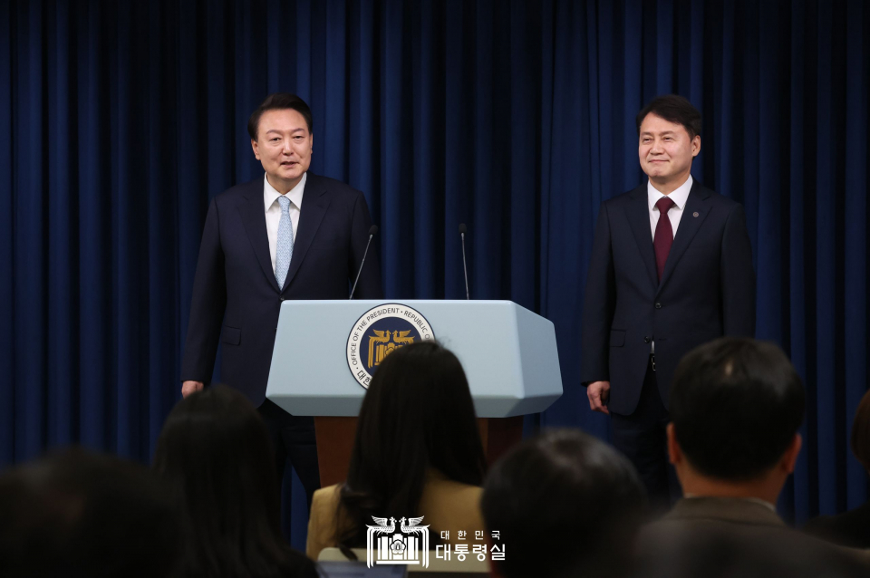 윤석열 대통령이 김주현 신임 민정수석 기용을 발표했다. (사진=대통령실)