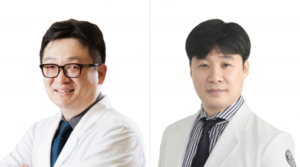 경희대 산부인과 정민형 교수(좌), 권병수 교수(우)(사진=경희의료원)