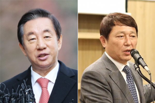 김성태 전 국민의힘 의원(좌), 최재성 전 정무수석(우) (사진=연합뉴스, 페이스북)