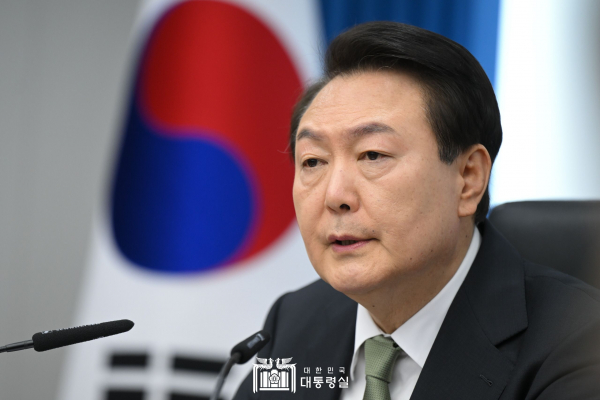 오늘(15일) 특별재난지역을 선포한 윤석열 대통령(사진=대통령실)