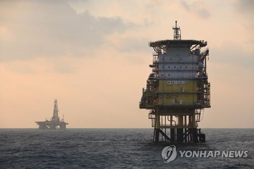 동해 가스전 플랫폼(사진=연합뉴스)