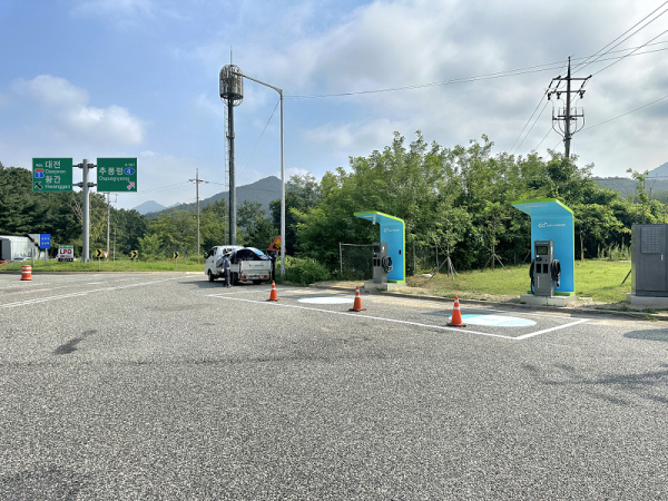 추풍령(서울) 전기상용차 충전소 (사진=한국도로공사)