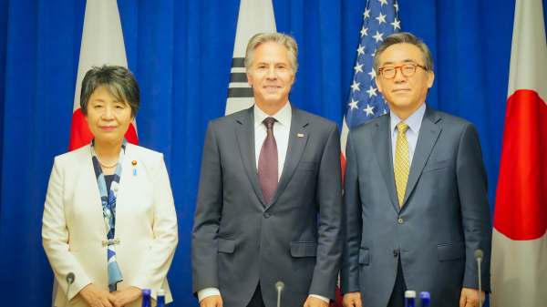 한미일 외교장관 회의(사진=외교부)
