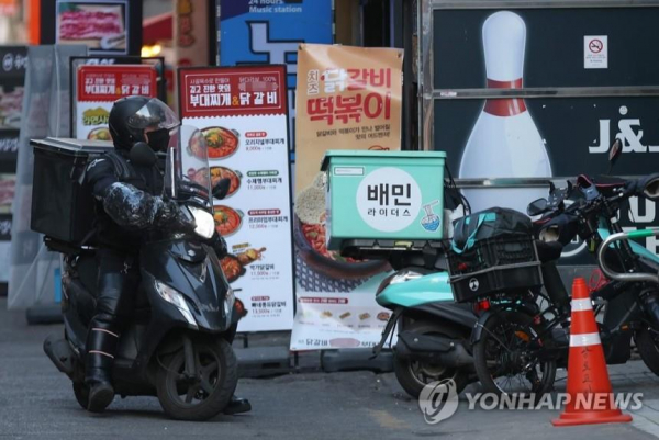 배달 오토바이 (사진=연합뉴스)