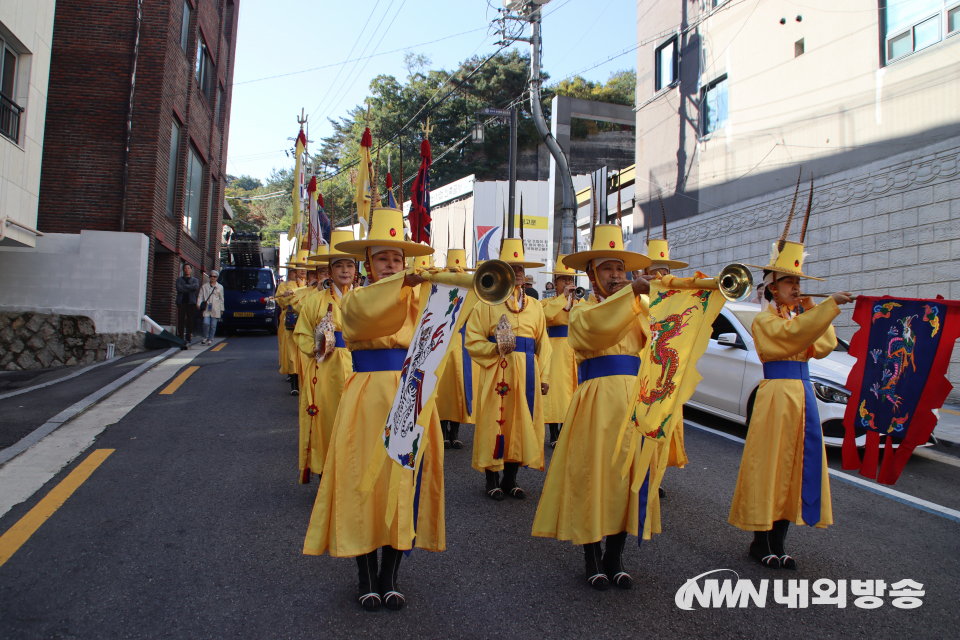 대취타의 연주. (사진=임동현 기자)