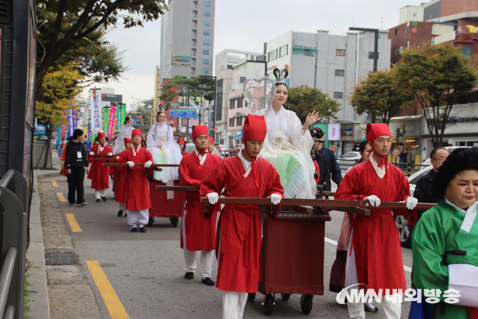 삼선녀의 행진. (사진=임동현 기자)