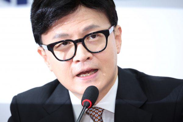 최고위원회의에서 한동훈 대표(사진=연합뉴스)