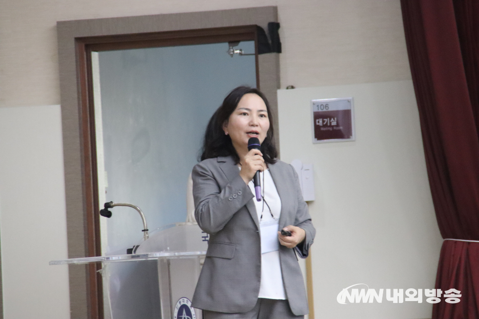 미지도르지 간자르갈 몽골국립문화예술대학교 교수. (사진=임동현 기자)