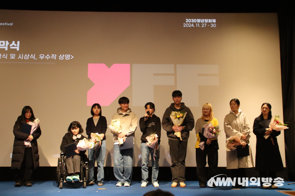 올해 2030 청년영화제 '사전제작지원작'으로 선정된 청년 감독들. (사진=임동현 기자)