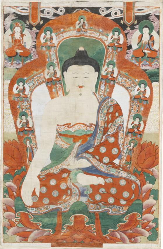 달성 유가사 영산회 괘불도. (사진=국가유산청)