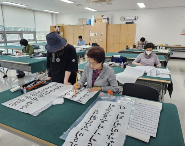 한글 서예. (사진=세계서예전북비엔날레)