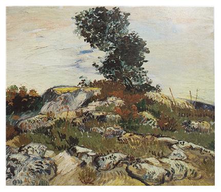 참나무와 바위, 빈센트 반 고흐, 1887년 7월초. (사진=휴스턴 미술관)