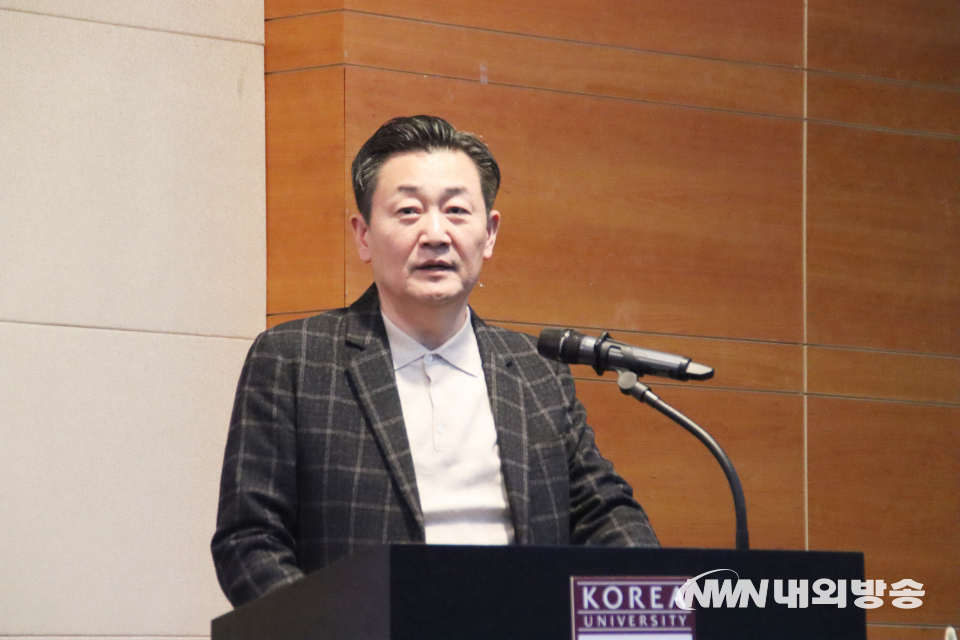 안남일 인문콘텐츠학회 회장. (사진=임동현 기자)