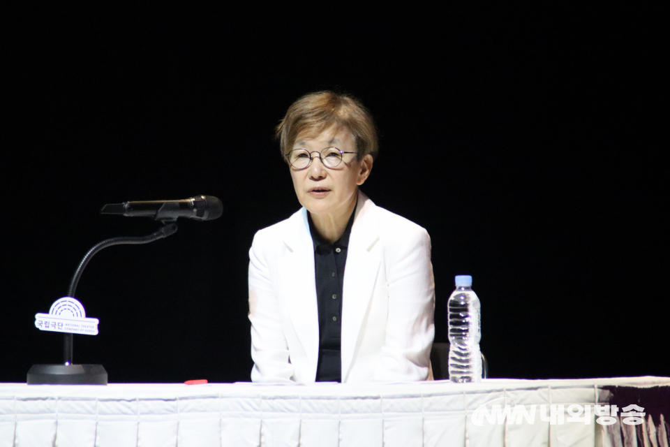 박정희 국립극단 단장 겸 예술감독. (사진=임동현 기자)