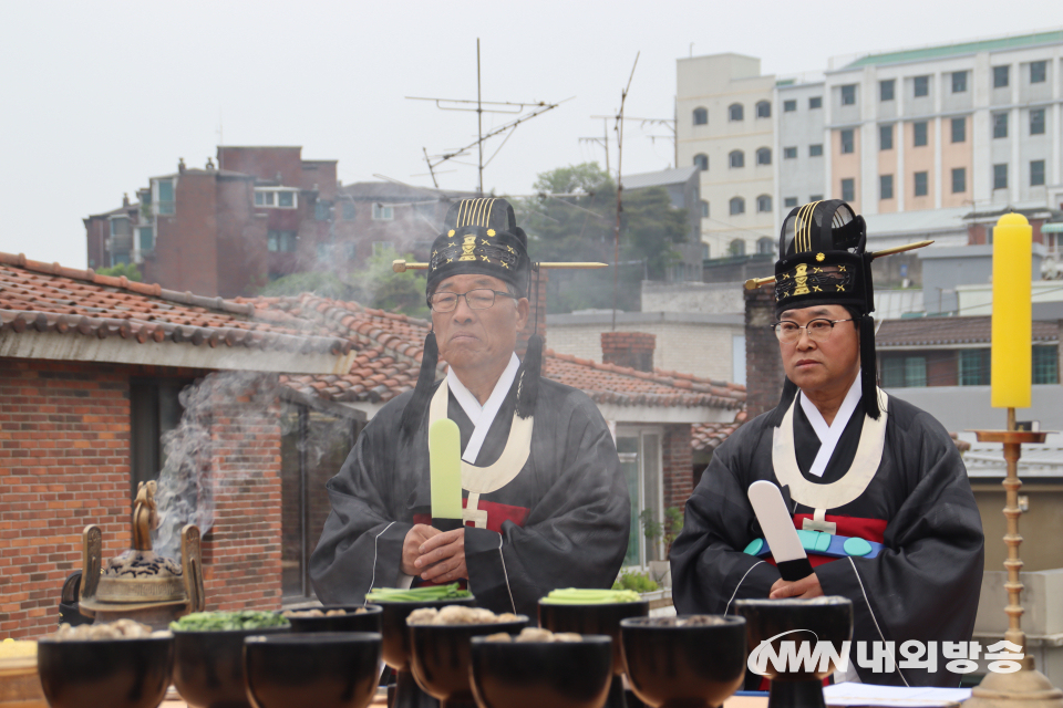11일 오전 서울 성북동 선잠기지에서 열린 선잠제. (사진=임동현 기자)