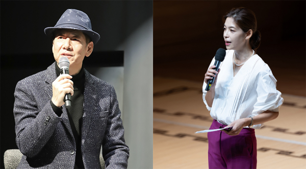 5월 '다담'의 이야기손님인 정재환 대표(왼쪽)와 진행을 맡은 황수정 아나운서. (사진=국립국악원)
